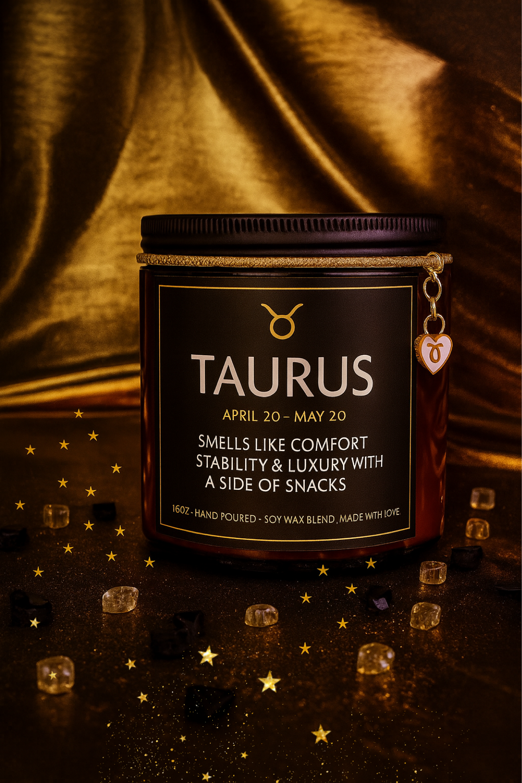 Taurus’s Flame Candle