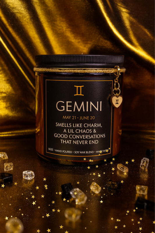 Gemini’s Flame Candle