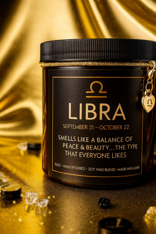 Libra’s Flame Candle